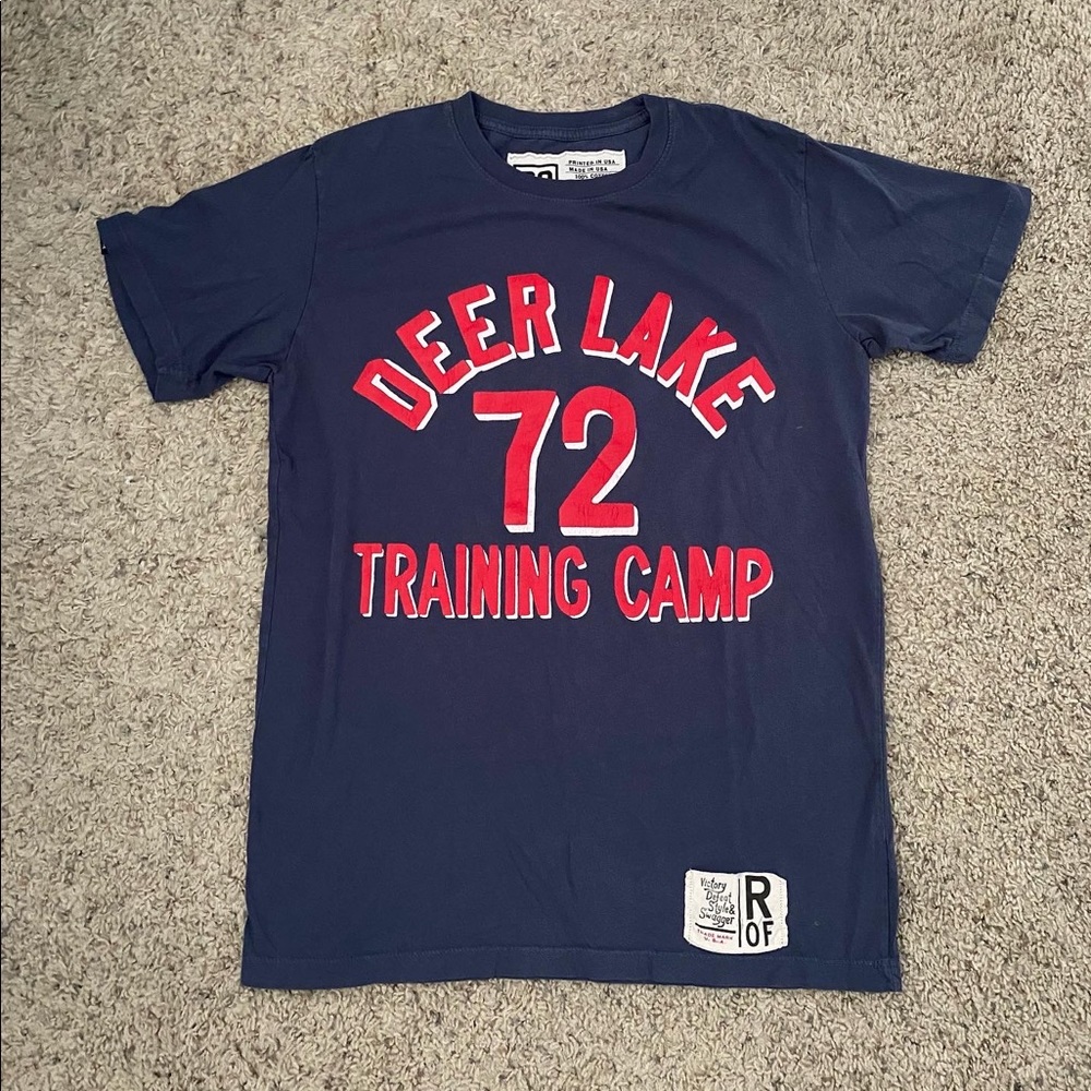 Roots of Fight Deer Lake Training Camp 1972 T Shirt Size Small Red White